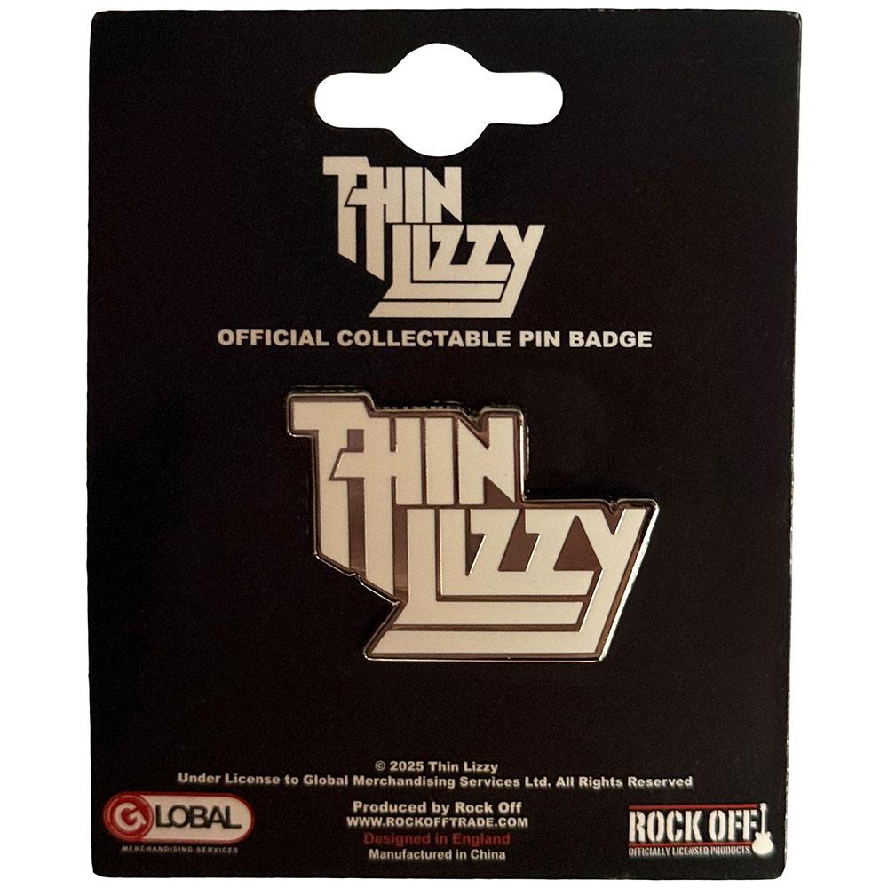 Thin Lizzy - Logo Pin - Beige